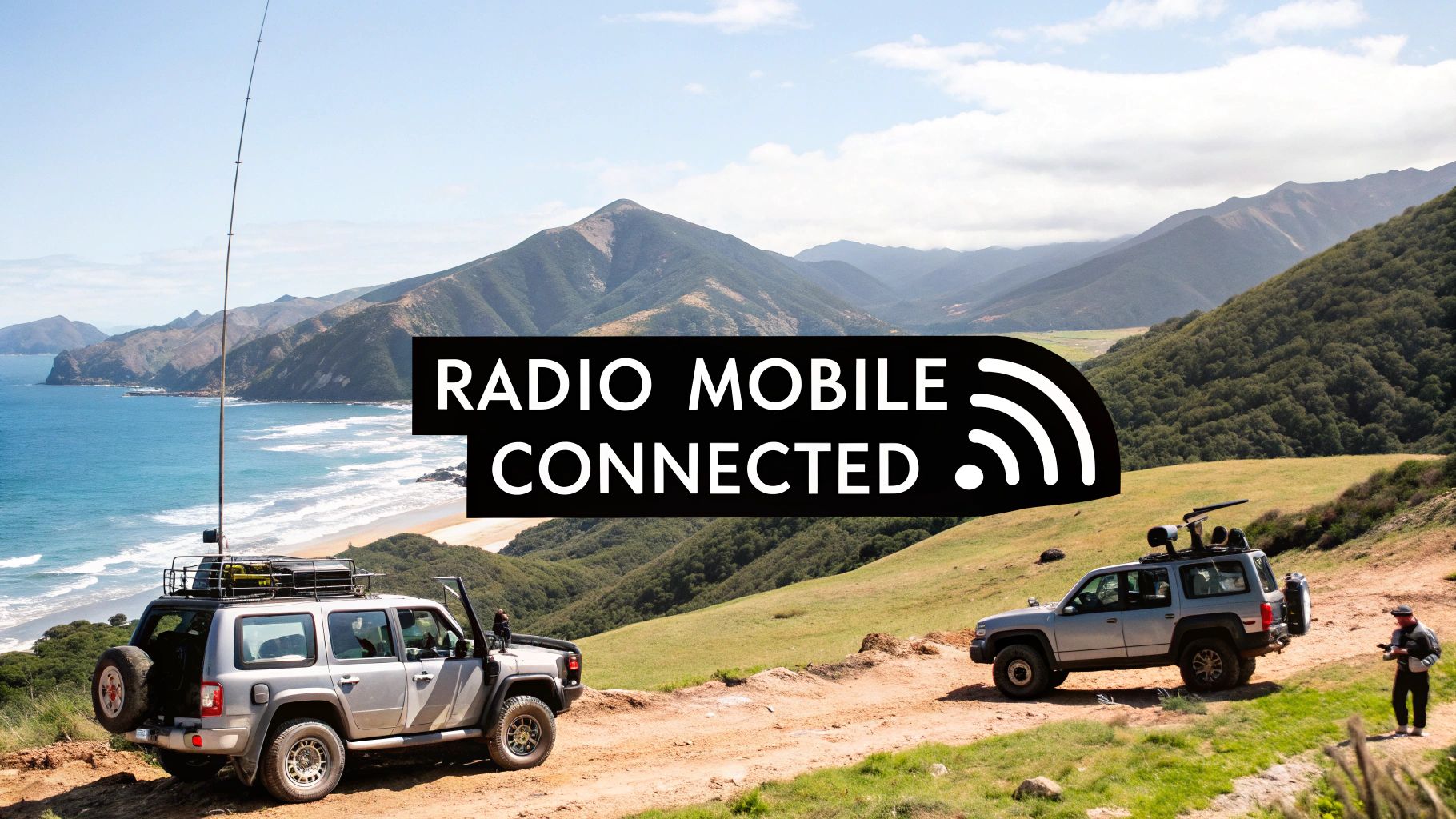 Collection of radio for mobility and remaining connected in a gallery layout